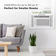 TCL H5W33M 150 Sq. Ft. 5,000 BTU Window Air Conditioner with Mechanical Controls - White