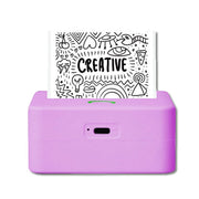 Core Innovations CTP500 Bluetooth Mini Portable Inkless Thermal Printer and Label Maker, Wireless, Compatible with Android and iOS, Purple