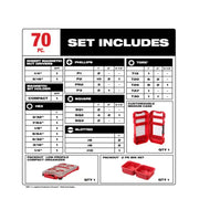 Milwaukee 48-32-5151 Shockwave Impact Duty Alloy Steel Screw Driver Bit Set (70-Piece)
