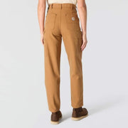 Carhartt 106811-Brn Vintage-Fit Duck High-Rise Double-Front Pants for Ladies - Carhartt Brown - 12 - Regular