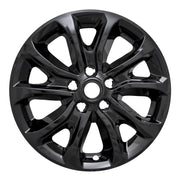 Hello IWCIMP409BLK  Wheel Skin Set, 17-Inch Gloss Black 5 V-Spoke Design, Universal Fit Excluding Steel Wheels, Pack of 4