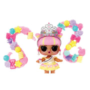 LOL Surprise 528364 Hair Beads Salon Playset with Doll, 100 Beads, Hair Ties, Mirrors, Kids Gift Ages 4+