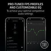Razer BlackShark V3 Wireless Gaming Headset, TriForce Titanium 50mm Drivers, HyperSpeed Wireless Gen-2, Detachable Super Wideband Mic, THX Spatial Audio, Black