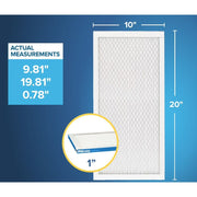 Filtrete UT07-6PK-1E 10x20x1 HVAC Furnace Air Filter, MPR 1900 MERV 13, Premium Allergen, Bacteria and Virus, 6 Pack