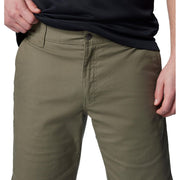Columbia Men's Flex Roc Shorts, Utility Stretch Cotton Blend, UPF 50 Sun Protection, Multi-Pocket Design, Stone Green, 35W x 8L, 179479