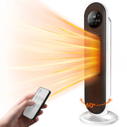 NFTIGB 25'' Electric Heater with Remote, White