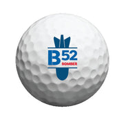 Zero Friction B52 Distance Golf Balls, 15 Count, White, 85 Compression, 2-Piece Construction, Includes Turf Tees, GB35001