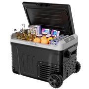Simzlife ZX-CFB-35-S 12 Volt 37QT(35L) Electric Cooler DC & AC with Wheels