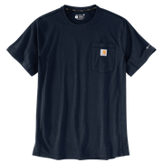 Carhartt Force Relaxed-Fit Midweight Short-Sleeve Pocket T-Shirt - Navy - 3XLT