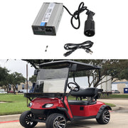 48 Volt For Club Car Golf Cart Battery Charger 48V 6 Amps Snap Head 3 Pin Plug