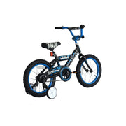 Titan Champion Deluxe 16-Inch Boys BMX Bike, Black, Steel Frame, Training Wheels, Coaster Brake, Adjustable Seat and Handlebars, Handlebar Pads, 23 lb, 080-0201