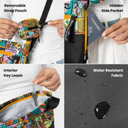 Sherpani Sadie Crossbody Bag with Strap Pocket - Chromatic