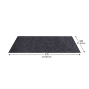 G-Floor Drip & Dry Floor Runner, Absorbent Slip-Resistant, Gray, 3'x8' Polyvinyl