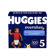 Huggies Overnites Nighttime Baby Diapers, Size 5, 100ct - Cotton