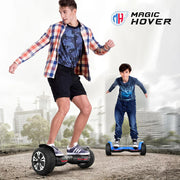 MAGIC HOVER HG2-Black Warrior Off-Road Hoverboard, Black, 8.5