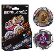 Hasbro Beyblade X Spear Scorpio 0-70Z UX and Tail Viper 3-85LO BX Dual Pack Battling Tops with X-Celerator Gear System, Multicolor, G2758