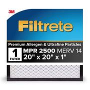 Filtrete EAX02-4 20x20x1 HVAC Furnace Air Filter, MPR 2500 MERV 14