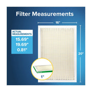 Filtrete Furnace Air Filter, Electrostatic Pleated, MPR 700, MERV 8, Dust Pollen Pet Dander Reduction, 16x20x1, 12-Pack