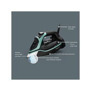 Rowenta Steam Force Plus Steam Iron for Clothes, Stainless Steel Soleplate, Garment Steamer, DW9440