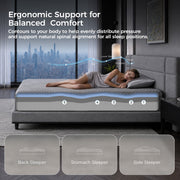 SweetNight CoolNest Essential Memory Foam Mattress, Medium Firmness, Cooling Gel, 13 Inch Queen