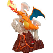 Jazwares Pokmon Charizard Deluxe Collector Statue, 13 Inch, Light FX with Glowing Lava and Flames, Official Licensed Action Figure, PKW3173
