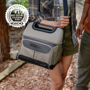 Igloo Trek Gripper Soft Sided Cooler, 22 Can Capacity, Premium Insulation, Sandstone Tan