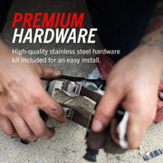 Power Stop Front Brake Kit, Z23 Carbon-Fiber Ceramic Pads, Drilled & Slotted Rotors, Silver Zinc Plated, Fits Toyota Prius 2001-2003