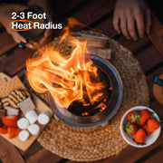 Solo Stove Mesa XL Tabletop Fire Pit with Stand - Gunmetal