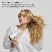 T3 Aire IQ Intelligent Hair Dryer with Heat ID Technology, SoftAire, Smart Attachment Recognition, Digital Display, Clay White