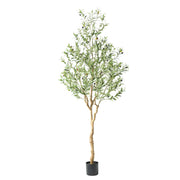 Nafresh 7FT Tall and Fuller Style Artificial Olive Tree