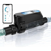 Rinoson Smart Saltwater Pool Chlorinator System, WiFi App Control, Self-Cleaning Titanium Plate, 13,250 Gallons
