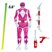 Playmates Toys Mighty Morphin Power Rangers Auto-Morphin Pink Ranger Action Figure with Morphing Mechanism, Power Bow, Blade Blaster, Multicolor