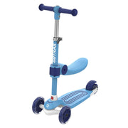 GOTRAX BoblooPro Kids Kick Scooter with LED Light-Up Wheels, Adjustable Handlebars, Foldable Removable Seat, Pink