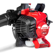 Troy-Bilt Leaf Blower Vacuum, 27cc 2-Cycle Engine, 450 CFM, Variable Speed Throttle, Red, 41AR272V766