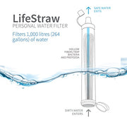 LifeStraw, LSPHF017, Water Filter Straw, Package of 3