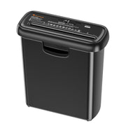 Bonsaii S123-A 6-Sheet Strip Cut Paper Shredder Compact Light Duty with 2.4 Gallon Wastebasket