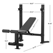 Athletic Works SBR01 Standard Bench and Rack