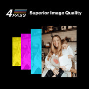 Kodak Mini 2 Retro Portable Photo Printer, 4PASS Dye Sublimation, Bluetooth, Yellow, Includes 8 Sheets, P210RK