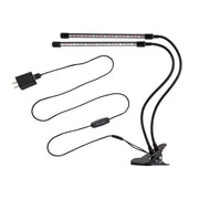 Great Value AFG2-5PS 2-Head Flexible LED Clamp Grow Light, 10W Selectable Spectrum