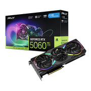 PNY GeForce RTX 5060 Ti EPIC-X RGB Graphics Card, 8GB, Overclocked, Triple Fan Cooling