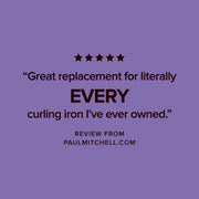 Paul Mitchell Express Ion Curl Ceramic Curling Iron, 1.75 in Barrel, Fast Heating, Adjustable Heat Settings, Black, Express Ion Curl XL