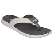 Under Armour Ignite 7 Thong Sandals for Men - Mod Gray/Pitch Gray/Mod Gray - 10M