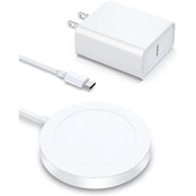 ETEPEHI Magnetic Wireless Charger with USB-C 20W PD, White