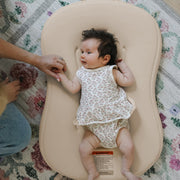 Snuggle Me Organic SMO-LCU-WW-SD-N1 Curve Lite Baby Lounger - Sand