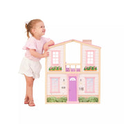 KidKraft So Dreamy Wooden Dollhouse with 30 Accessories, Fully Assembled, Two-Level Multi-Room Design, Sturdy Wood Construction, 20631