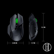 Razer RZ01-048701000-R3U1 Basilisk V3 X Hyperspeed Wireless Chroma Mouse, Black