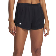 Under Armour Tech Play Up Mesh Athletic Shorts, Breathable Double-Layer Mesh, Black, Small, 1389894