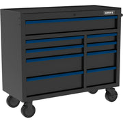 HART 91-577-0151 42-Inch 9-Drawer Heavy-Duty Rolling Tool Cabinet, Steel Garage Storage with Lock