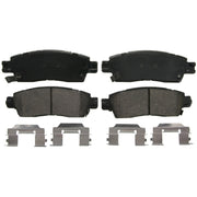 Wagner Brake ZD883 Ceramic Rear Disc Brake Pad Set with Chamfered Edges and Stainless-Steel Hardware for 2009-2017 Chevrolet Traverse and GMC Acadia