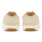 OluKai Laeahi Nui Men's Slip-On Sneakers, Breathable Mesh and Full-Grain Leather, Lightweight Casual Walking Shoes, Tapa Tan, Size 10, 10580-2034